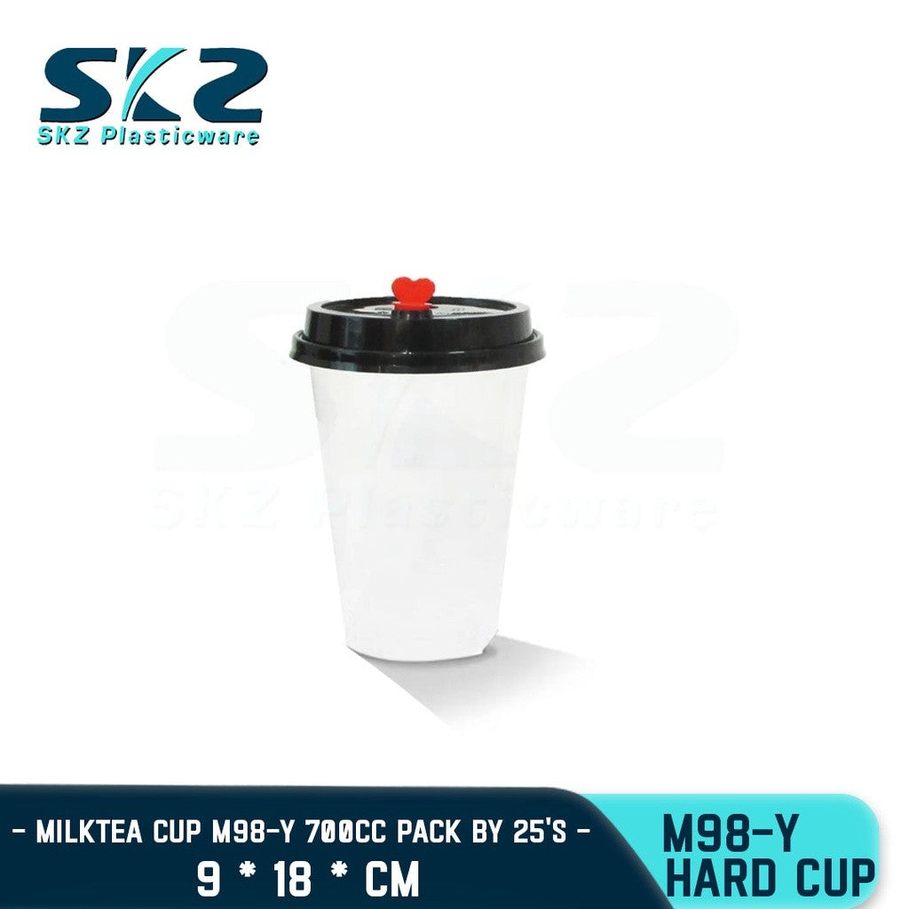 SKZ MILKTEA Y AND U HARD CUP (500CC, 700CC 700CC FROSTED) ENVIRONMENTAL FRIENDLY MILKTEA CUP
