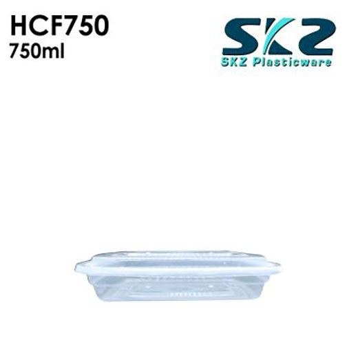 NEW (HCF-750) CLEAR CONTAINER RECTANGULAR SERIES 750ML ENVIRONMENTAL FRIENDLY FOOD STORAGE