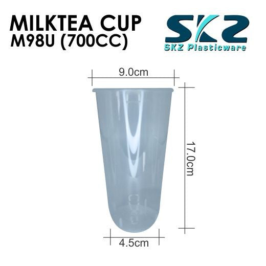 SKZ MILKTEA Y AND U HARD CUP (500CC, 700CC 700CC FROSTED) ENVIRONMENTAL FRIENDLY MILKTEA CUP