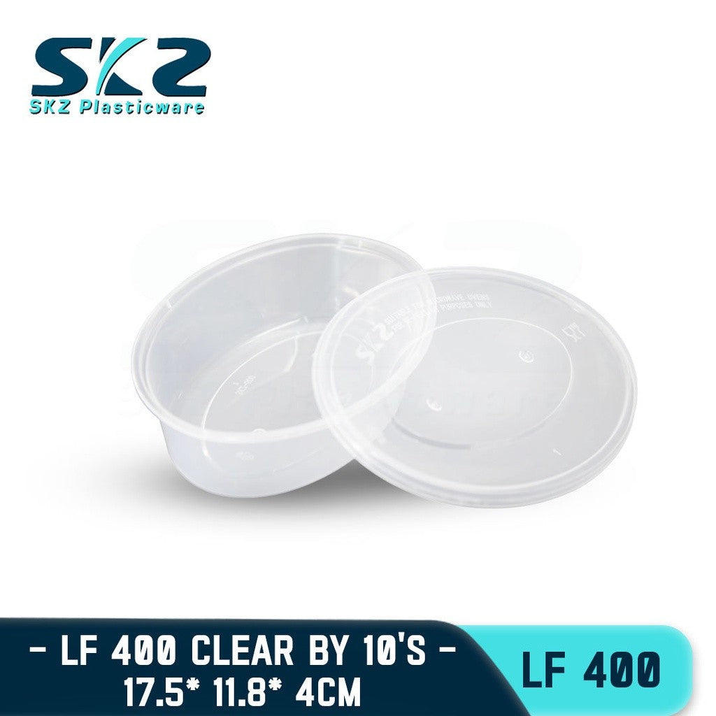 SKZ 1BOX CLEAR OVAL CONTAINER SERIES LF500 400ml ENVIRONMENTAL FRIENDLY LECHE FLAN CONTAINER