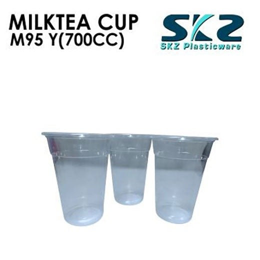 SKZ MILKTEA SOFTY  CUP (360CC, 500CC, 700CC) M95-Y CUP ENVIRONMENTAL FRIENDLY CUP