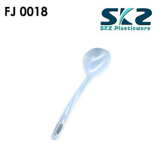 NEW PLASTIC SOUP SPOON (FJY0018) CLEAR 100PCS/PACK