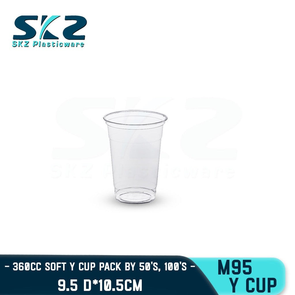 SKZ MILKTEA SOFTY  CUP (360CC, 500CC, 700CC) M95-Y CUP ENVIRONMENTAL FRIENDLY CUP