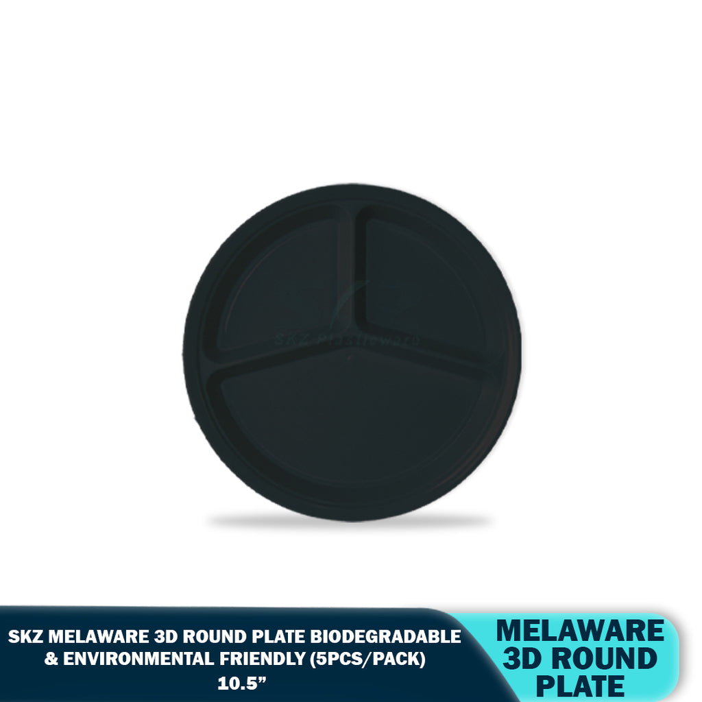 SKZ BUCKWHEAT 3-DIVISION PLATE (5PCS/PACK)