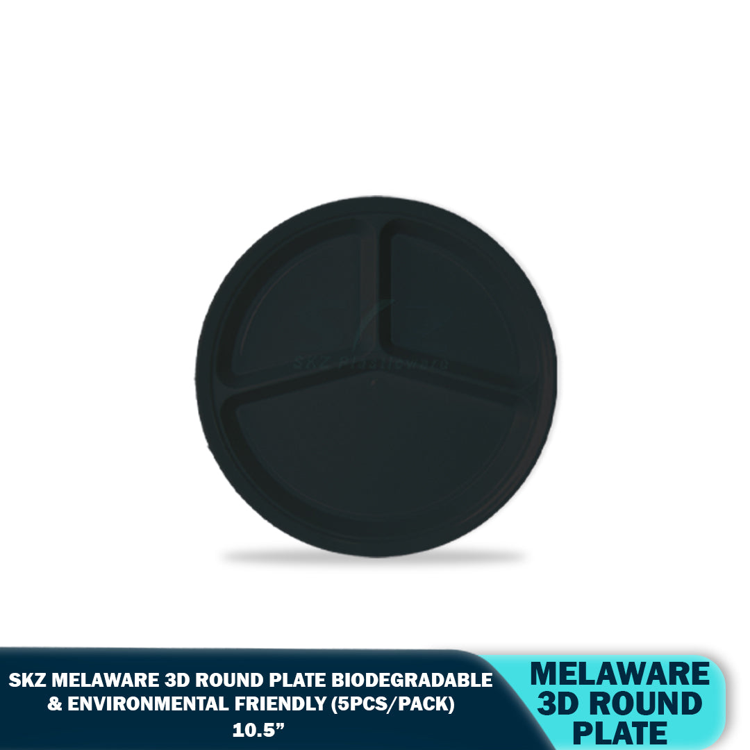 SKZ BUCKWHEAT 3-DIVISION PLATE (5PCS/PACK)