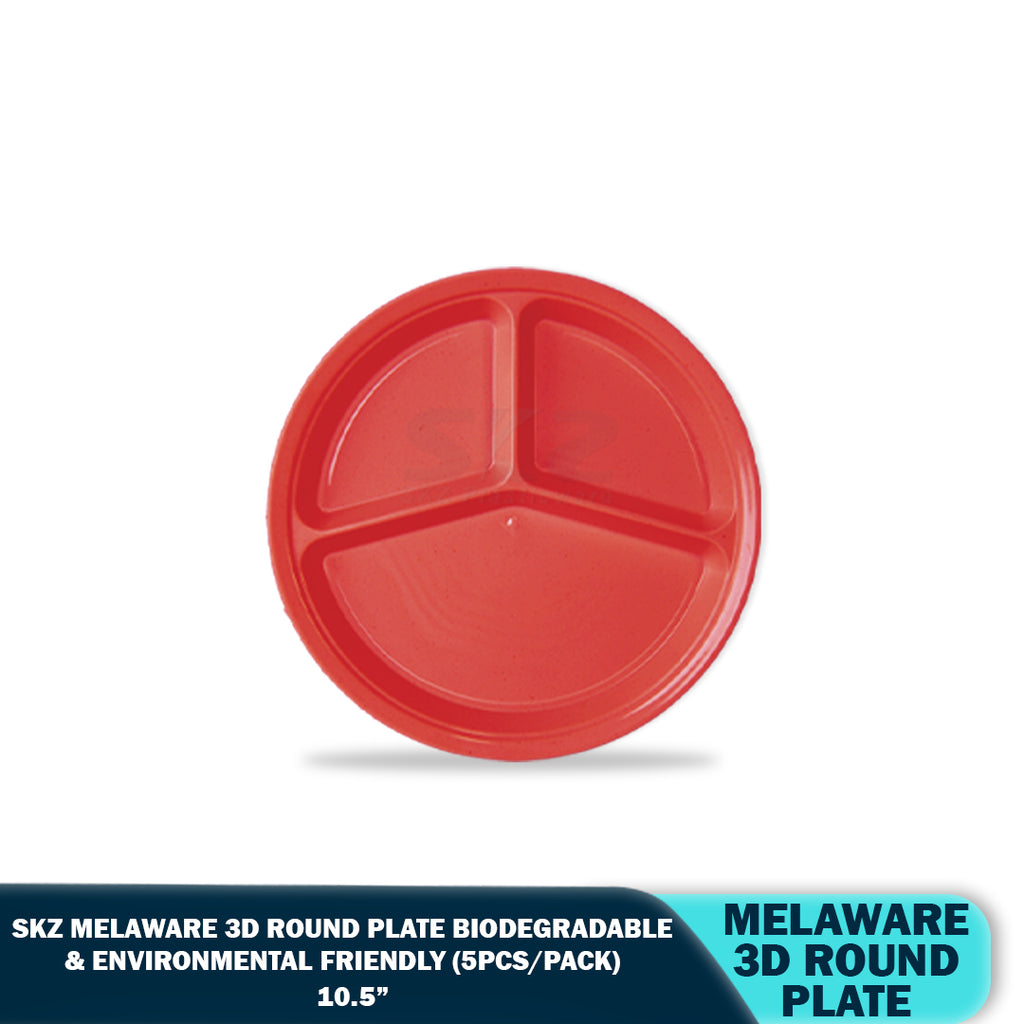 SKZ BUCKWHEAT 3-DIVISION PLATE (5PCS/PACK)