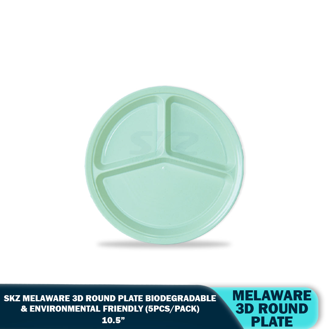 SKZ BUCKWHEAT 3-DIVISION PLATE (5PCS/PACK)