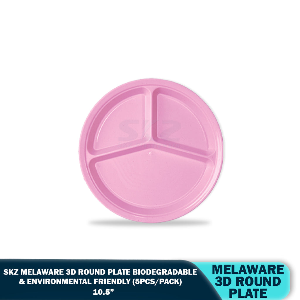 SKZ BUCKWHEAT 3-DIVISION PLATE (5PCS/PACK)