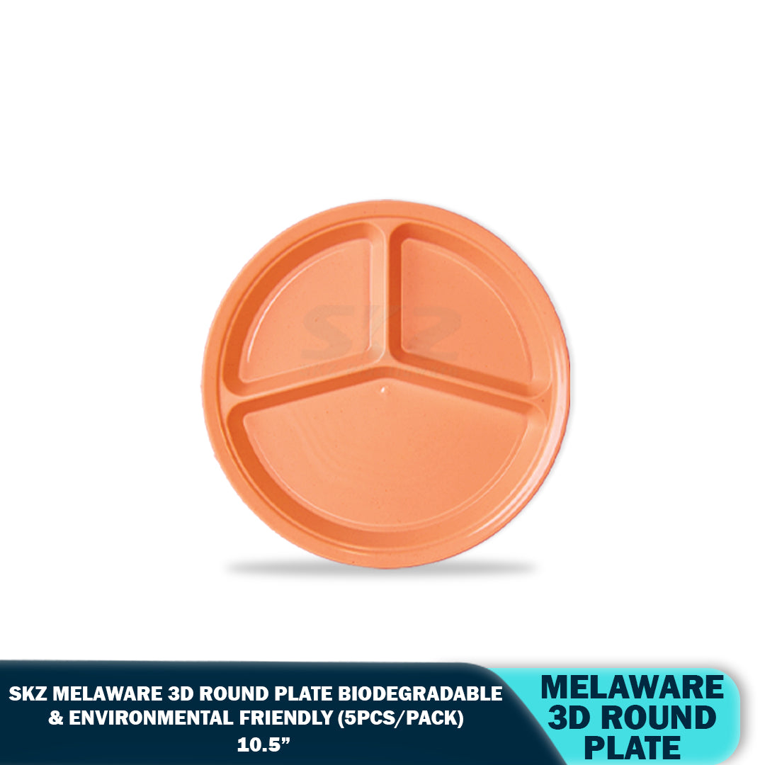 SKZ BUCKWHEAT 3-DIVISION PLATE (5PCS/PACK)