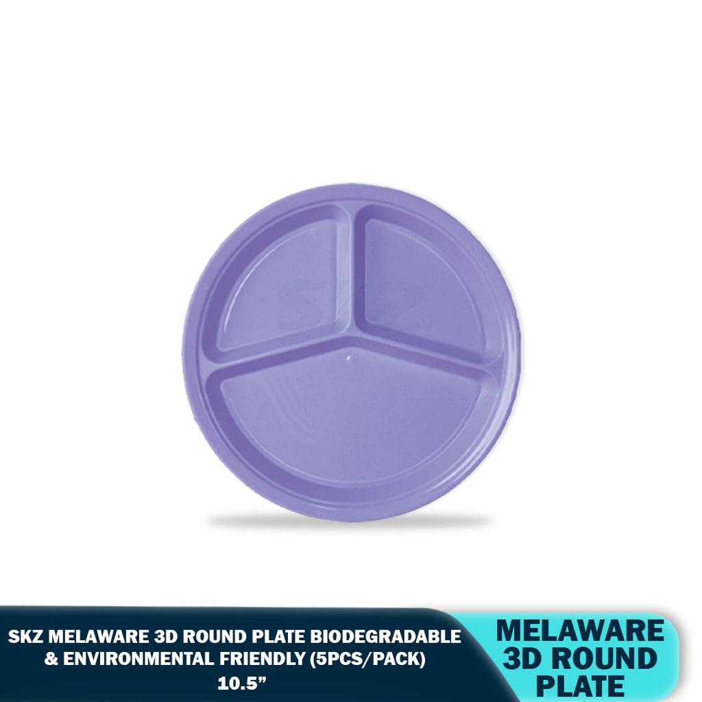 SKZ BUCKWHEAT 3-DIVISION PLATE (5PCS/PACK)