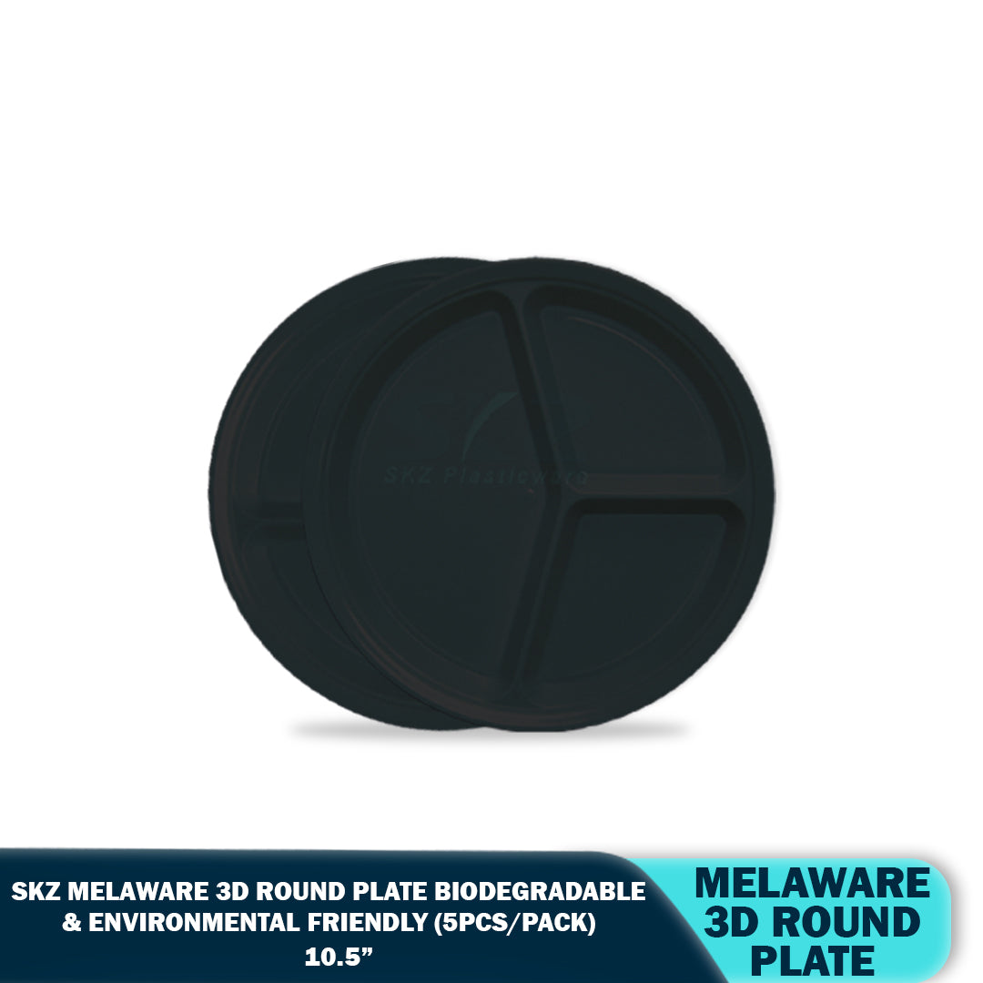 SKZ BUCKWHEAT 3-DIVISION PLATE (5PCS/PACK)