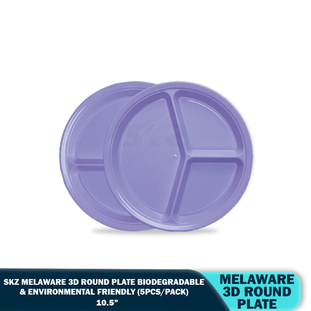 SKZ BUCKWHEAT 3-DIVISION PLATE (5PCS/PACK)