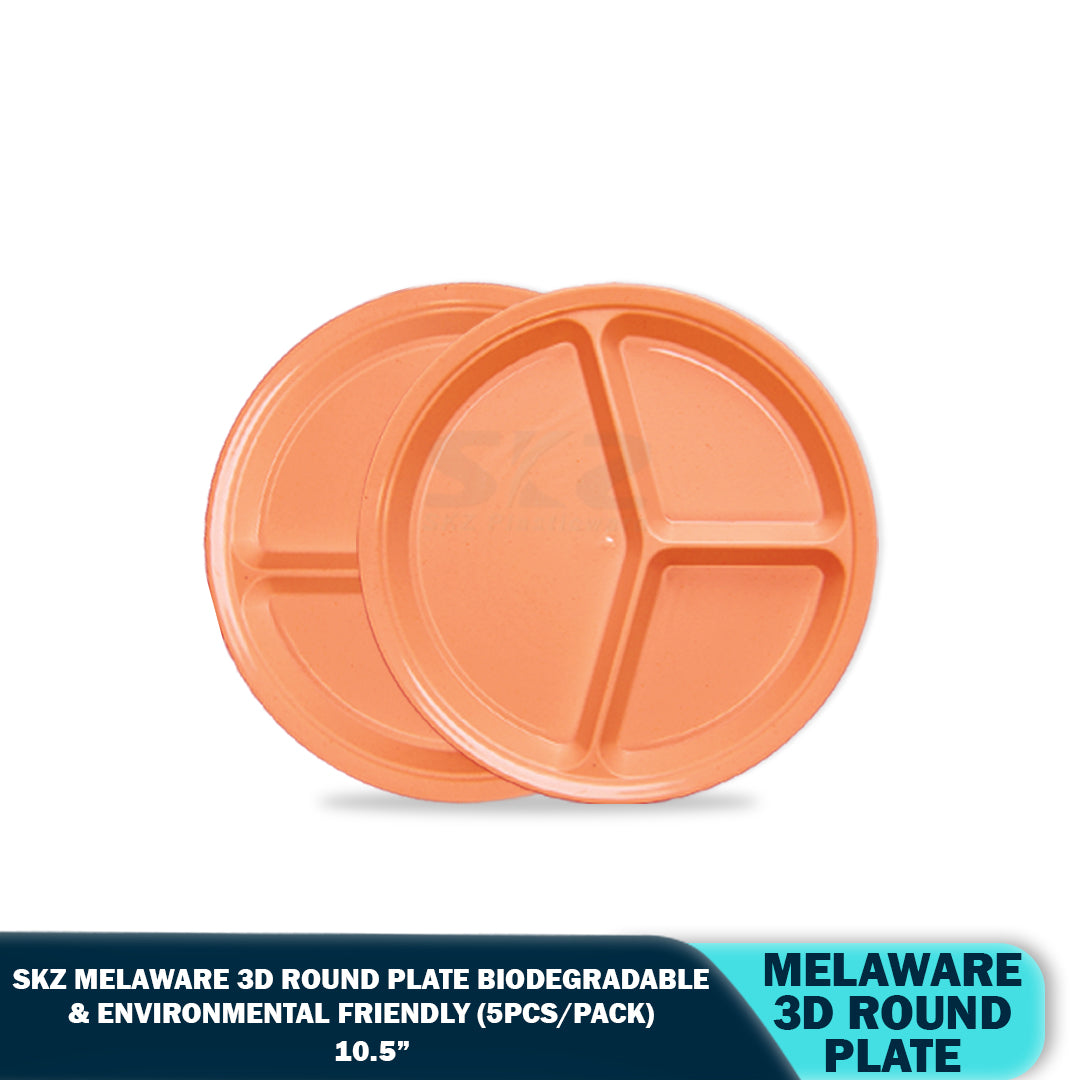 SKZ BUCKWHEAT 3-DIVISION PLATE (5PCS/PACK)
