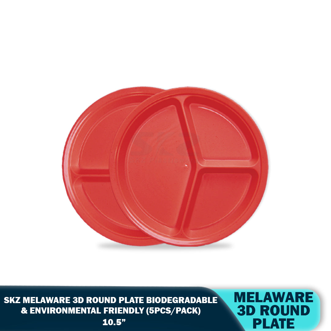 SKZ BUCKWHEAT 3-DIVISION PLATE (5PCS/PACK)