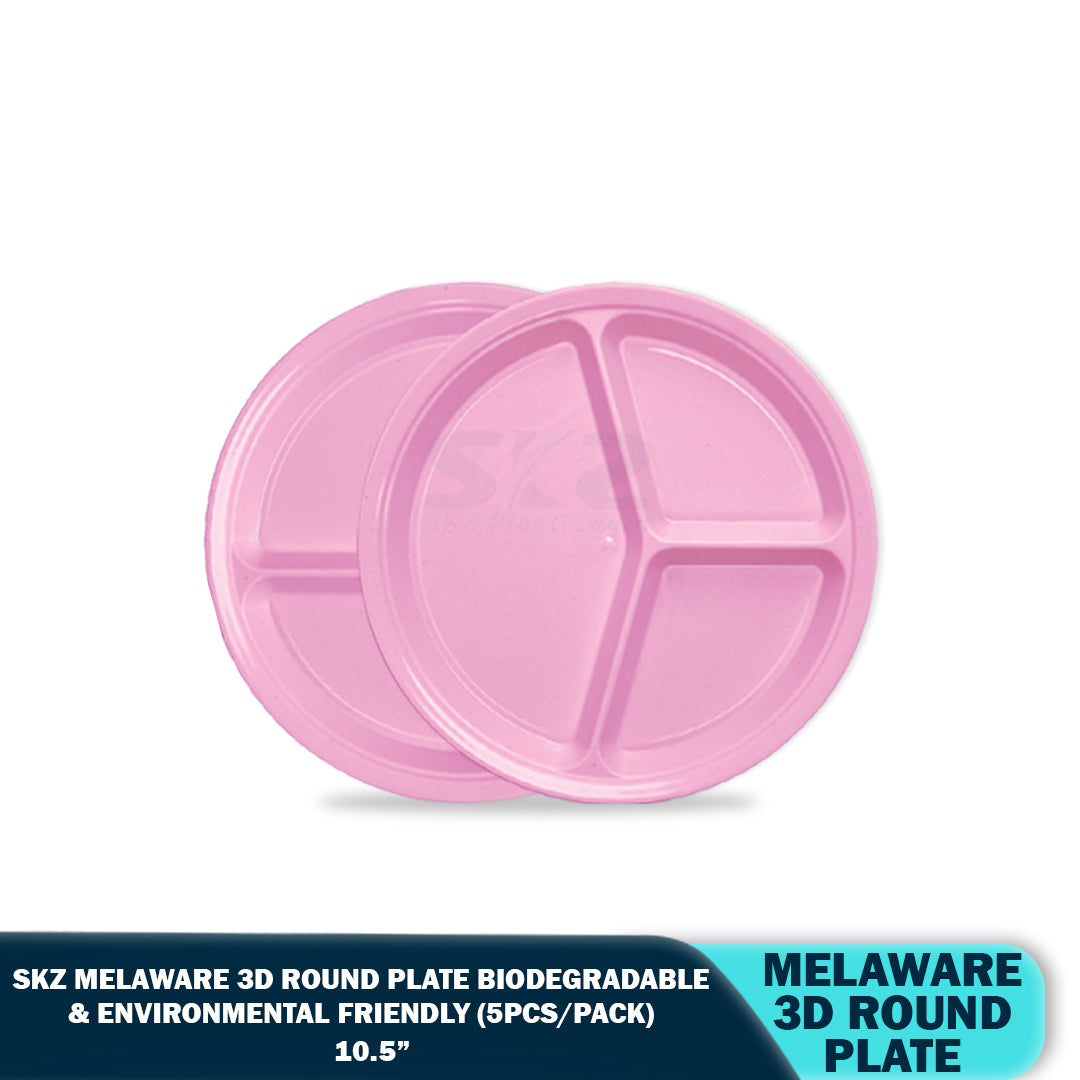 SKZ BUCKWHEAT 3-DIVISION PLATE (5PCS/PACK)