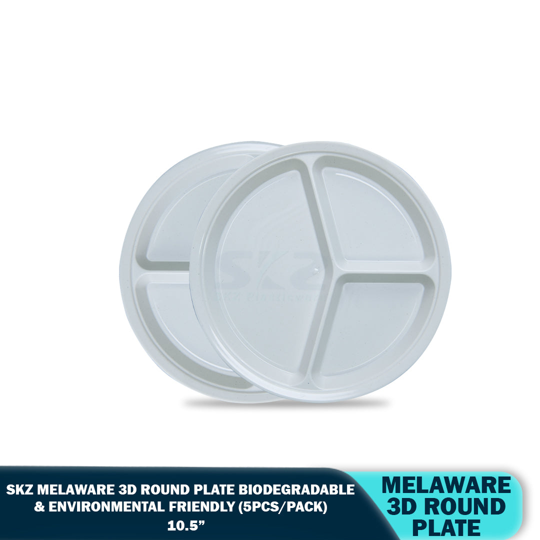 SKZ BUCKWHEAT 3-DIVISION PLATE (5PCS/PACK)