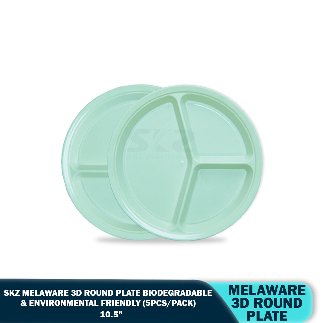 SKZ BUCKWHEAT 3-DIVISION PLATE (5PCS/PACK)