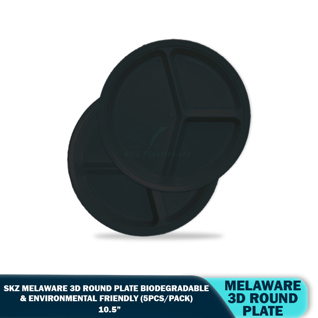 SKZ BUCKWHEAT 3-DIVISION PLATE (5PCS/PACK)