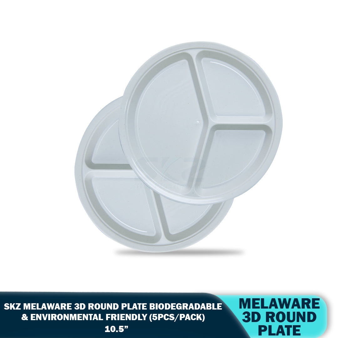 SKZ BUCKWHEAT 3-DIVISION PLATE (5PCS/PACK)