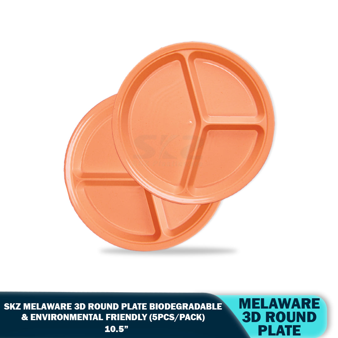 SKZ BUCKWHEAT 3-DIVISION PLATE (5PCS/PACK)