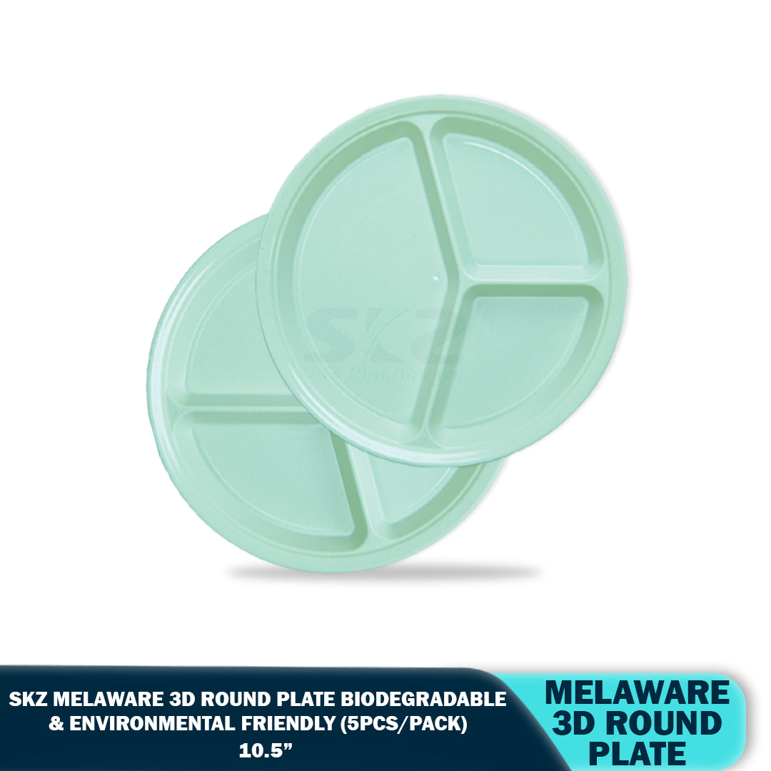 SKZ BUCKWHEAT 3-DIVISION PLATE (5PCS/PACK)