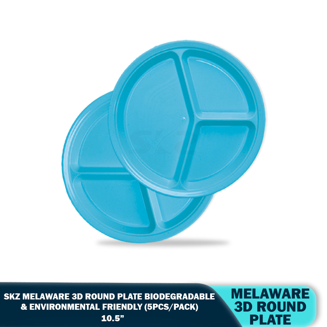 SKZ BUCKWHEAT 3-DIVISION PLATE (5PCS/PACK)