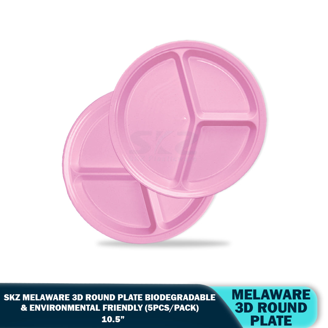 SKZ BUCKWHEAT 3-DIVISION PLATE (5PCS/PACK)