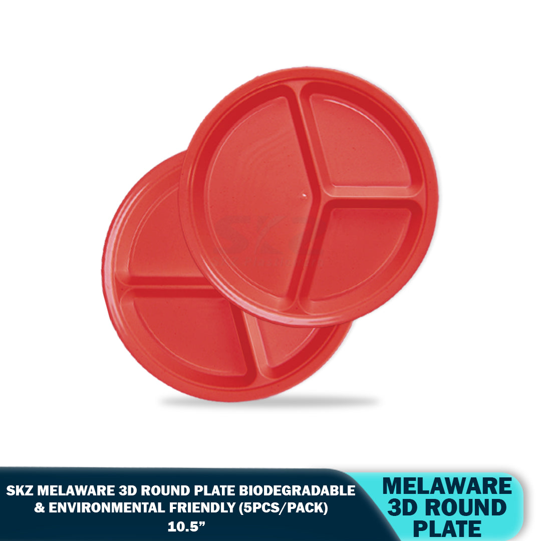 SKZ BUCKWHEAT 3-DIVISION PLATE (5PCS/PACK)