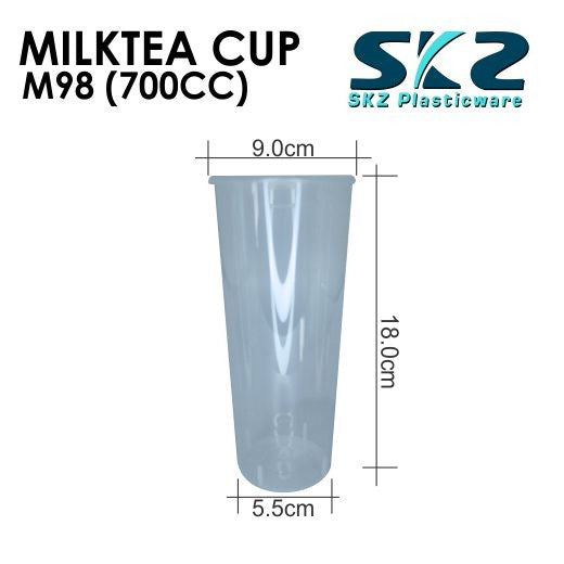 SKZ MILKTEA Y AND U HARD CUP (500CC, 700CC 700CC FROSTED) ENVIRONMENTAL FRIENDLY MILKTEA CUP