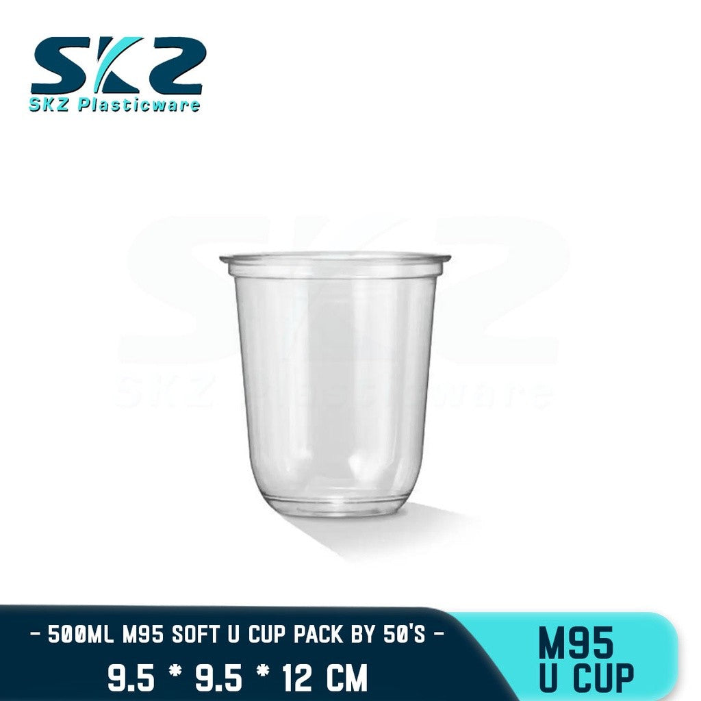 SKZ M-95 U MILKTEA SOFT CUP 1BOX (360CC) ENVIRONMENTAL FRIENDLY MILKTEA CUP