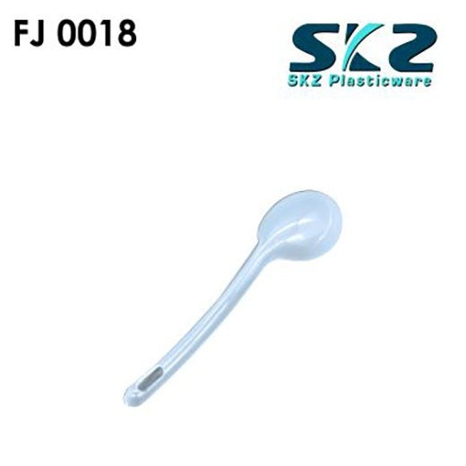 NEW PLASTIC SOUP SPOON (FJY0018) CLEAR 100PCS/PACK
