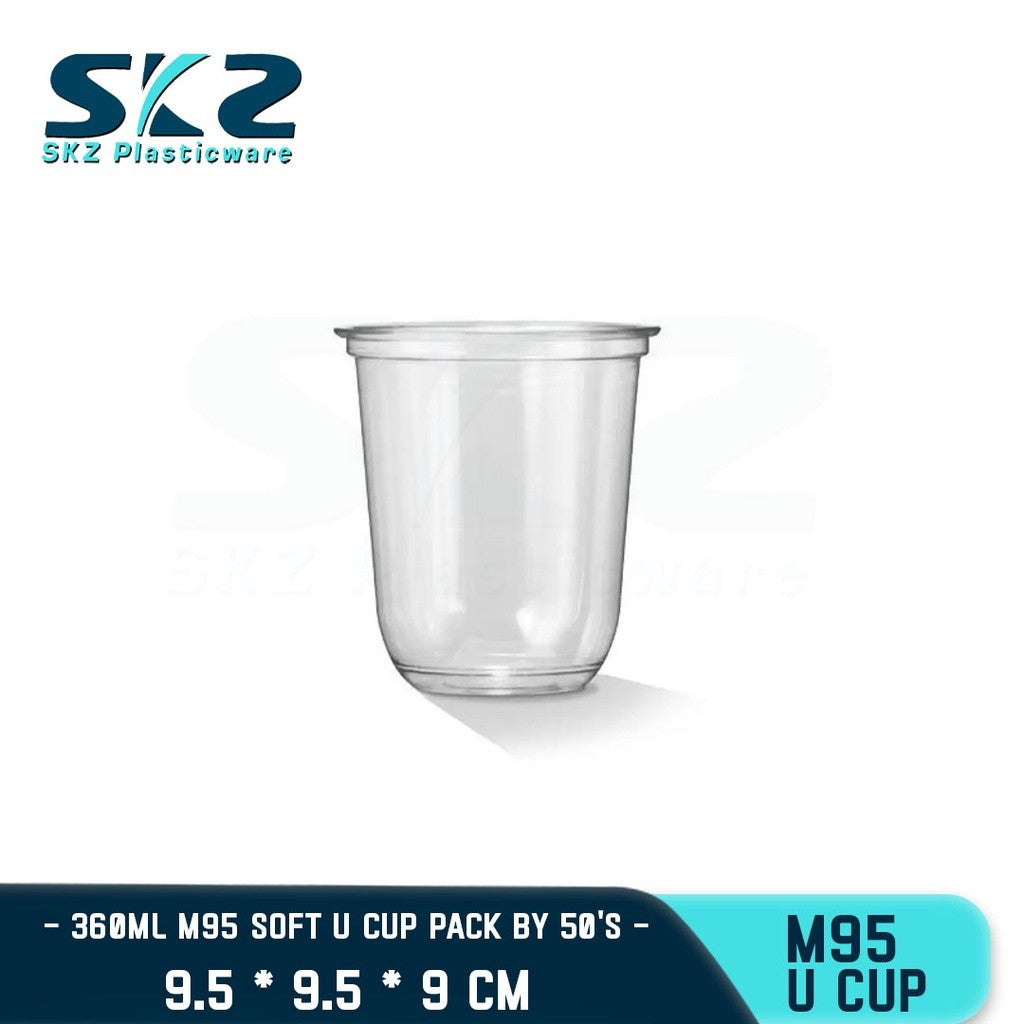 SKZ M-95 U MILKTEA SOFT CUP 1BOX 2K PCS (500CC) ENVIRONMENTAL FRIENDLY MILKTEA CUP