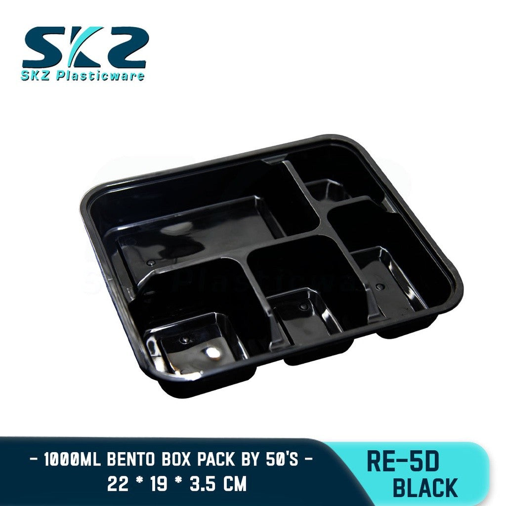 SKZ BENTOX BOX 1BOX RE 5 DIVISION [RE-5D] ENVIRONMENTAL FRIENDLY FOOD STORAGE MICROWAVABLE