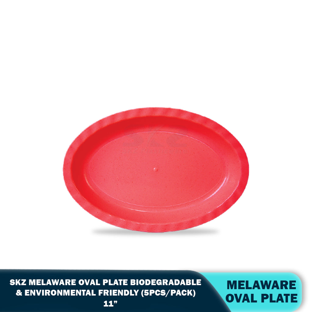 SKZ BUCKWHEAT OVAL PLATE (5PCS/PACK)