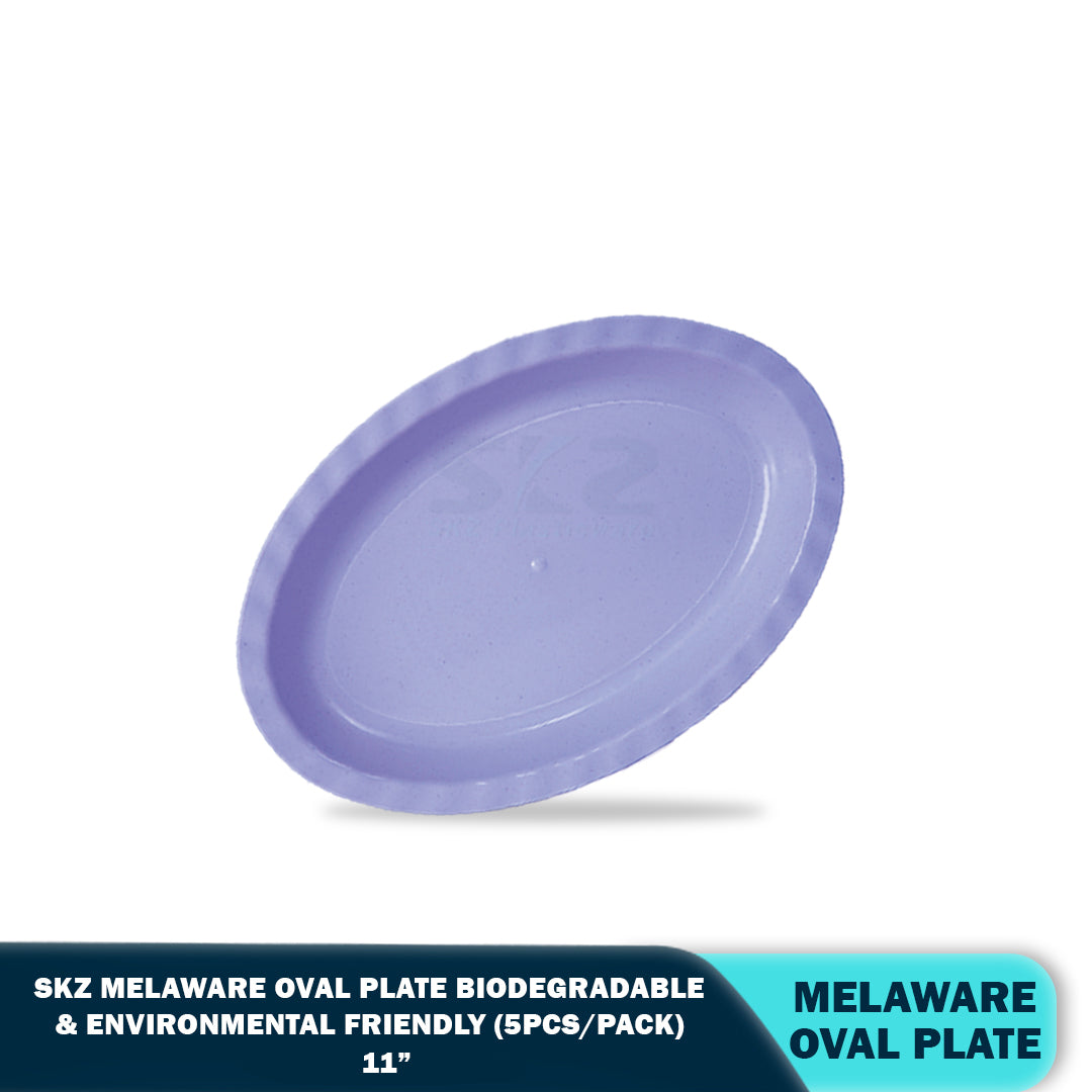 SKZ BUCKWHEAT OVAL PLATE (5PCS/PACK)