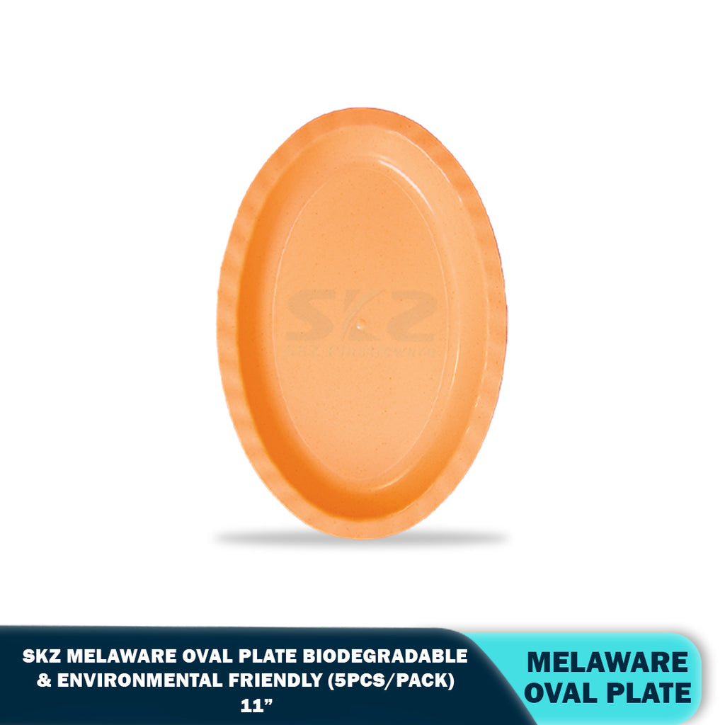 SKZ BUCKWHEAT OVAL PLATE (5PCS/PACK)