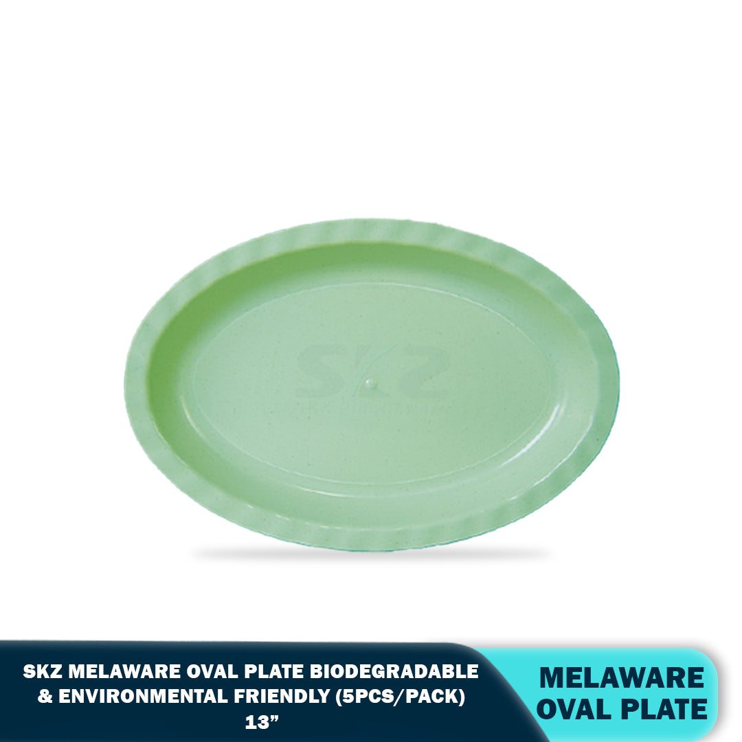 SKZ BUCKWHEAT OVAL PLATE (5PCS/PACK)