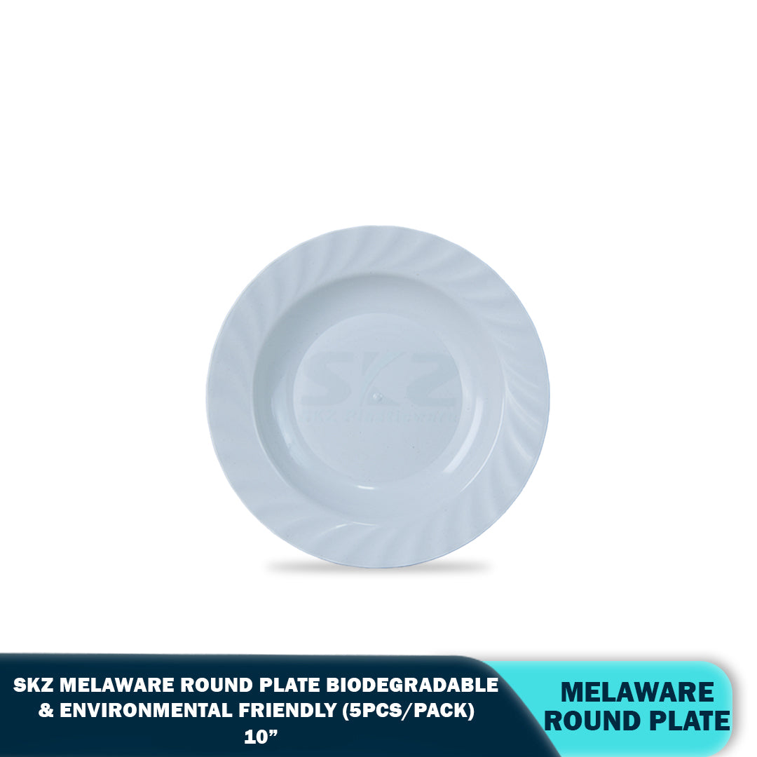 SKZ BUCKWHEAT ROUND PLATE 10"(5PCS/PACK)