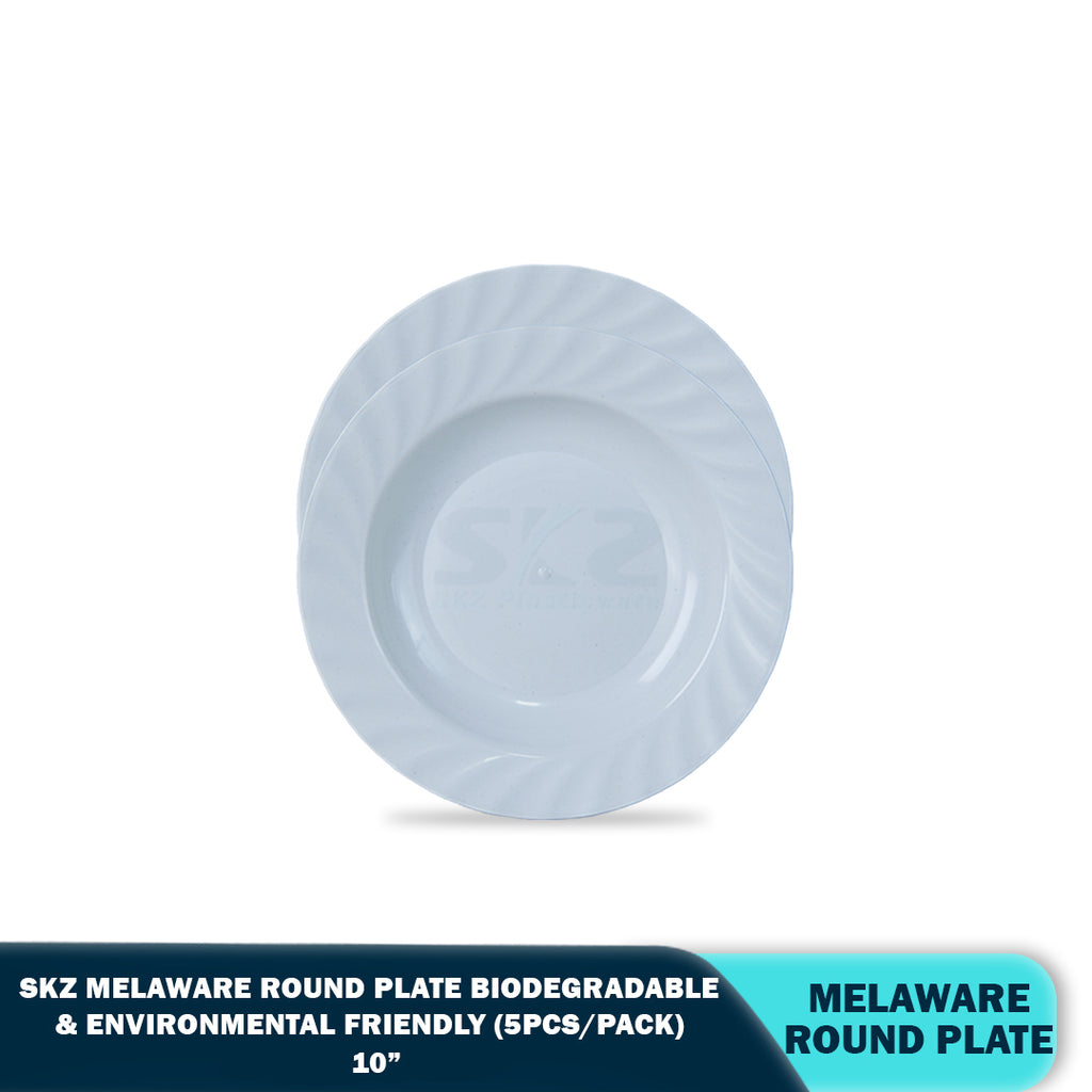SKZ BUCKWHEAT ROUND PLATE 10"(5PCS/PACK)