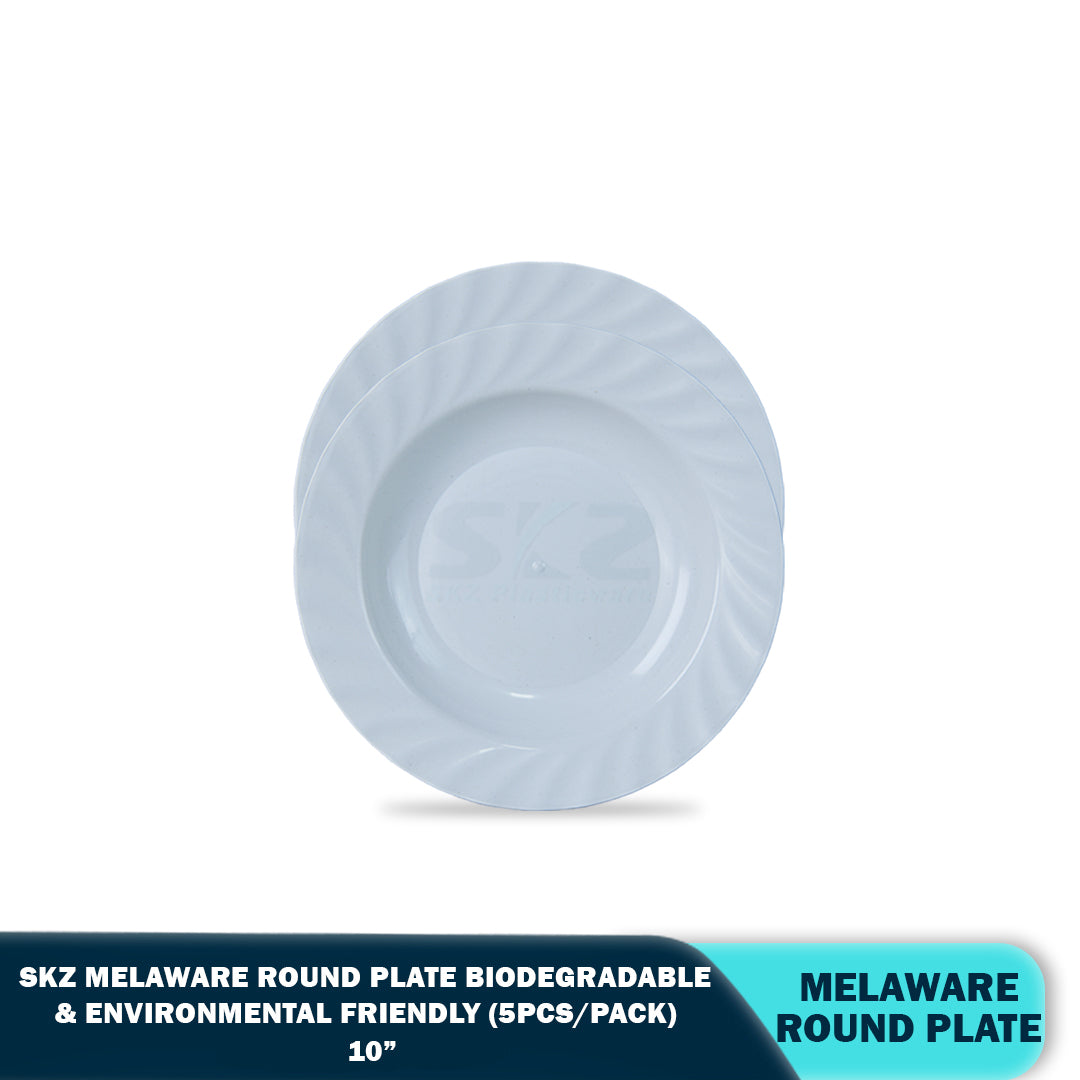 SKZ BUCKWHEAT ROUND PLATE 10"(5PCS/PACK)