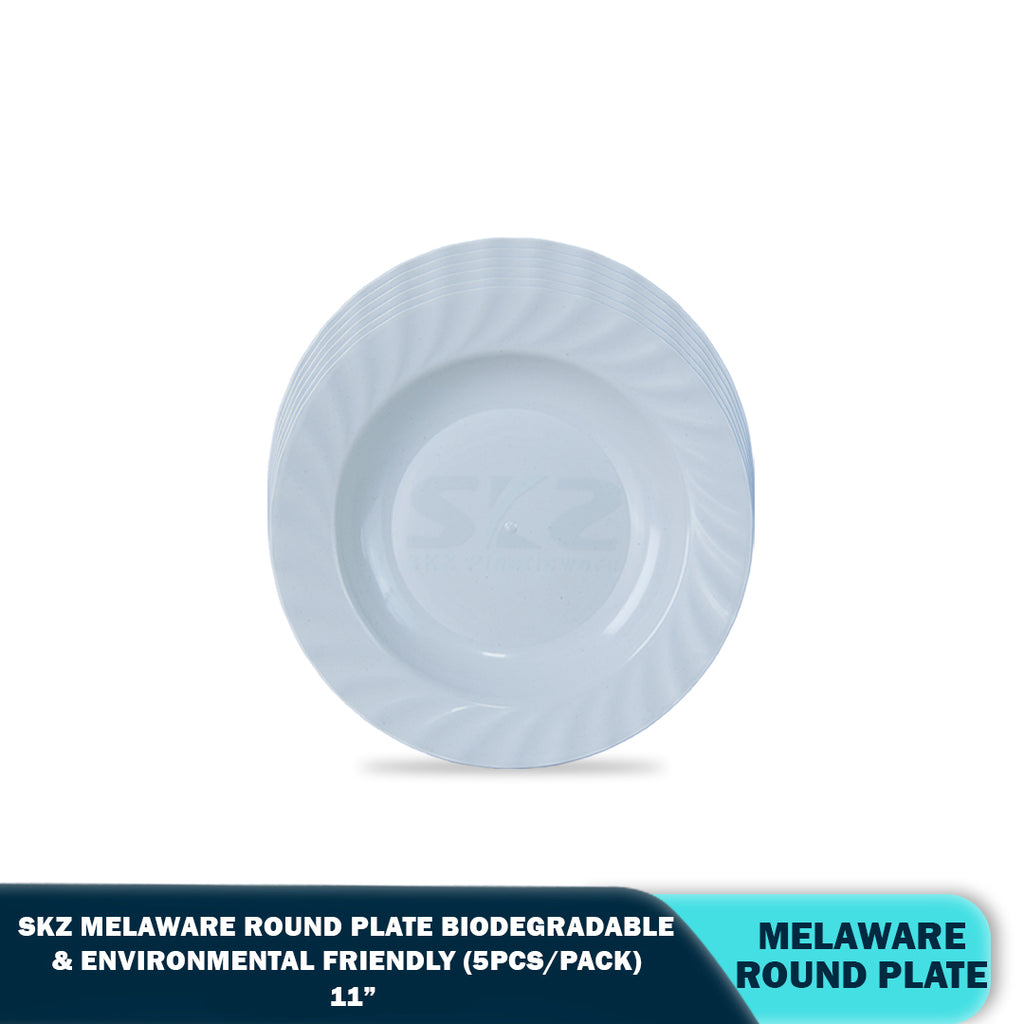 SKZ BUCKWHEAT ROUND PLATE 11"(5PCS/PACK)