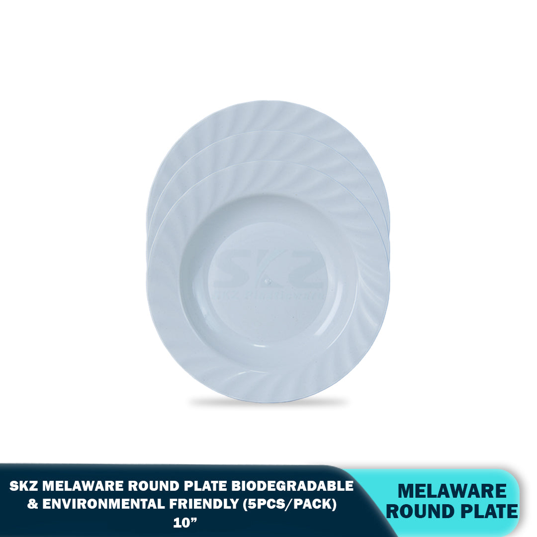 SKZ BUCKWHEAT ROUND PLATE 10"(5PCS/PACK)