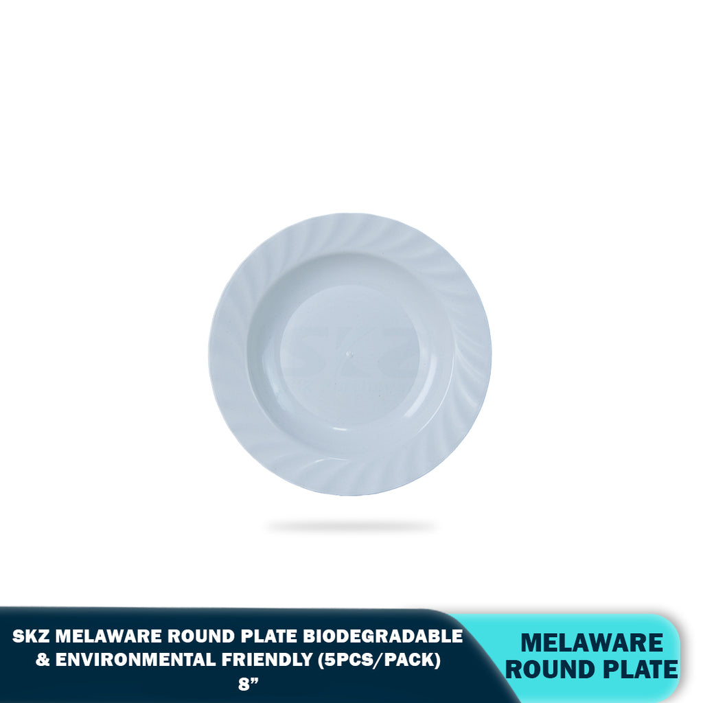 SKZ BUCKWHEAT ROUND PLATE 8"(5PCS/PACK)