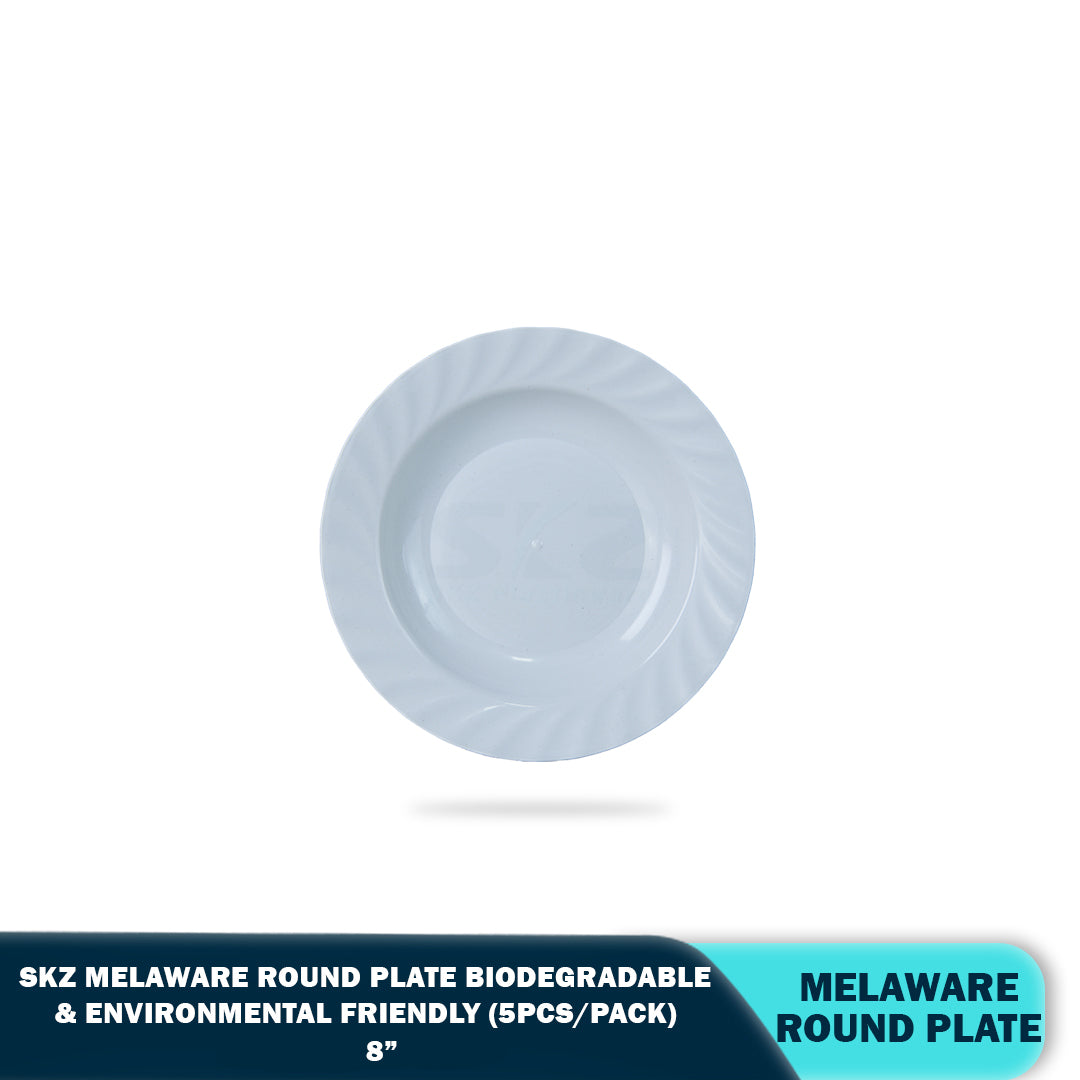 SKZ BUCKWHEAT ROUND PLATE 8"(5PCS/PACK)