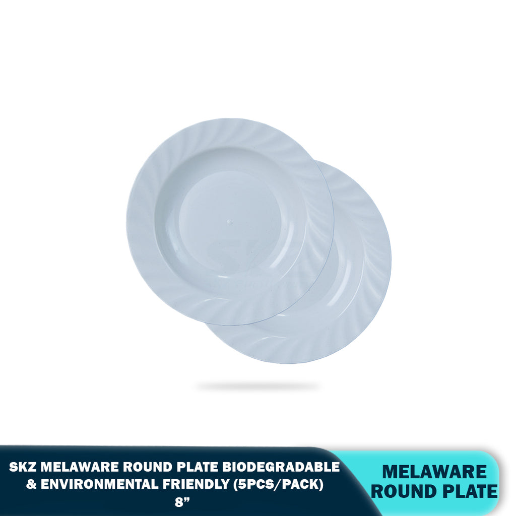 SKZ BUCKWHEAT ROUND PLATE 8"(5PCS/PACK)