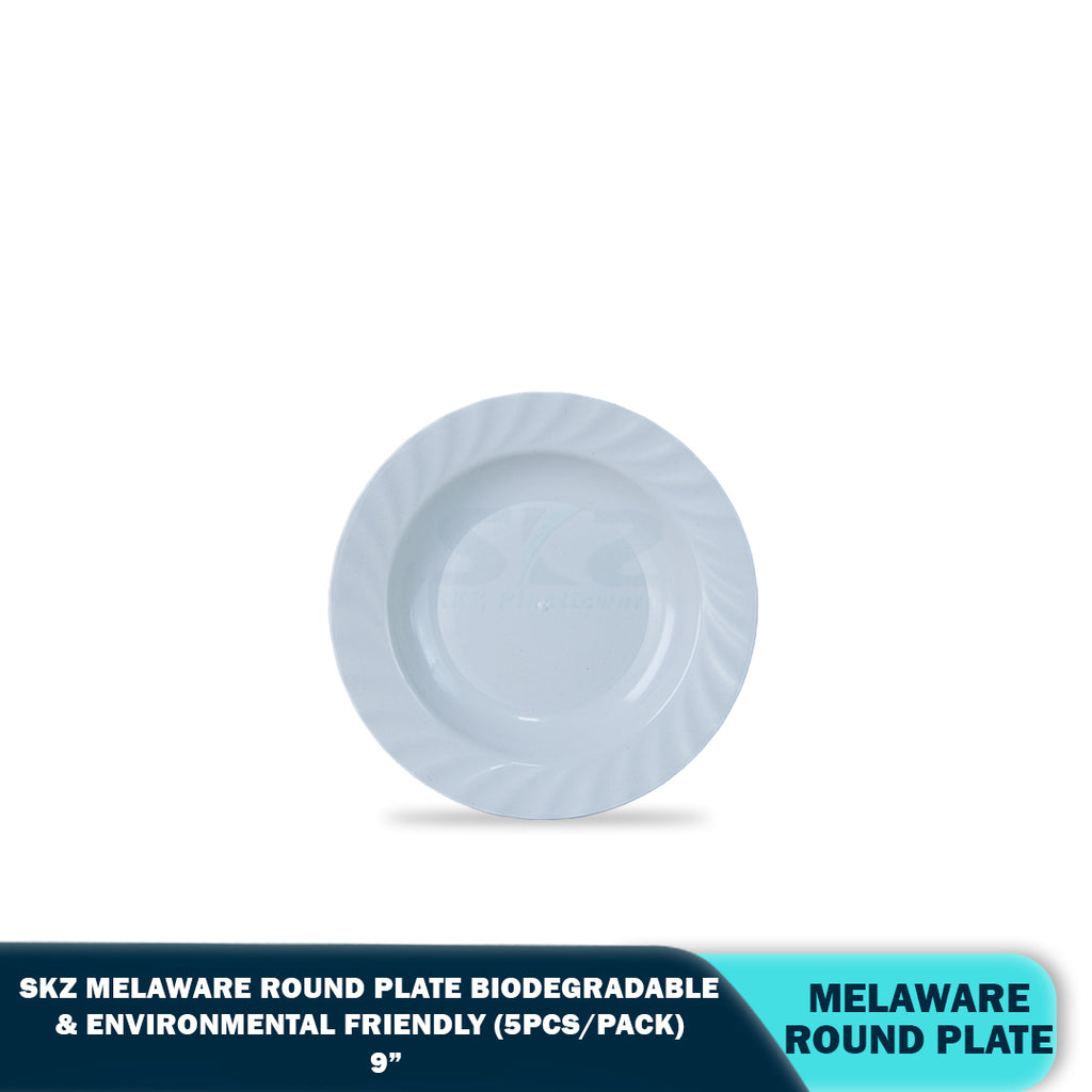 SKZ BUCKWHEAT ROUND PLATE 9"(5PCS/PACK)