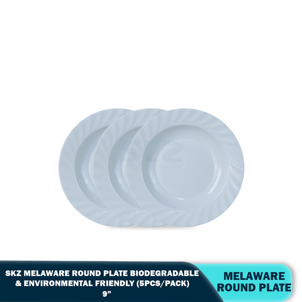 SKZ BUCKWHEAT ROUND PLATE 9"(5PCS/PACK)