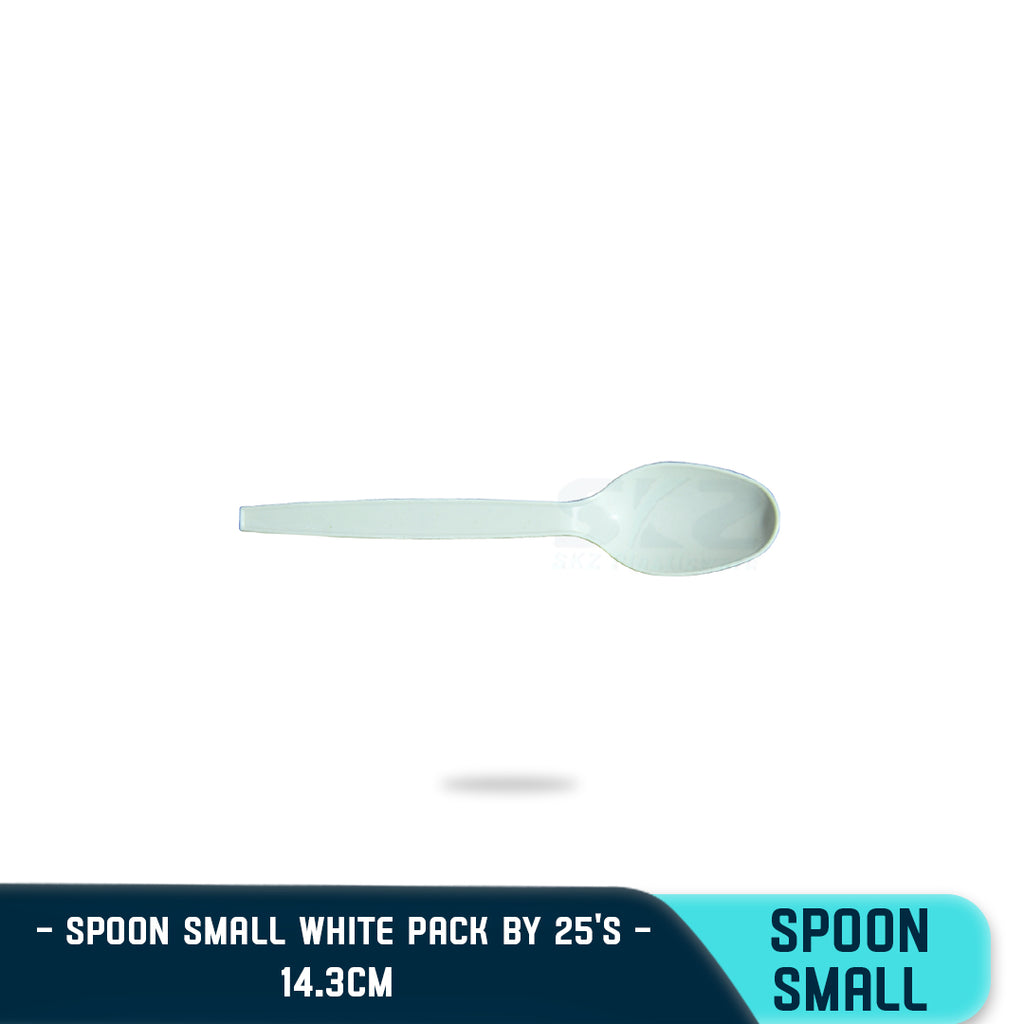 SKZ/SPOON SML(2)/25/PACK/WHITE