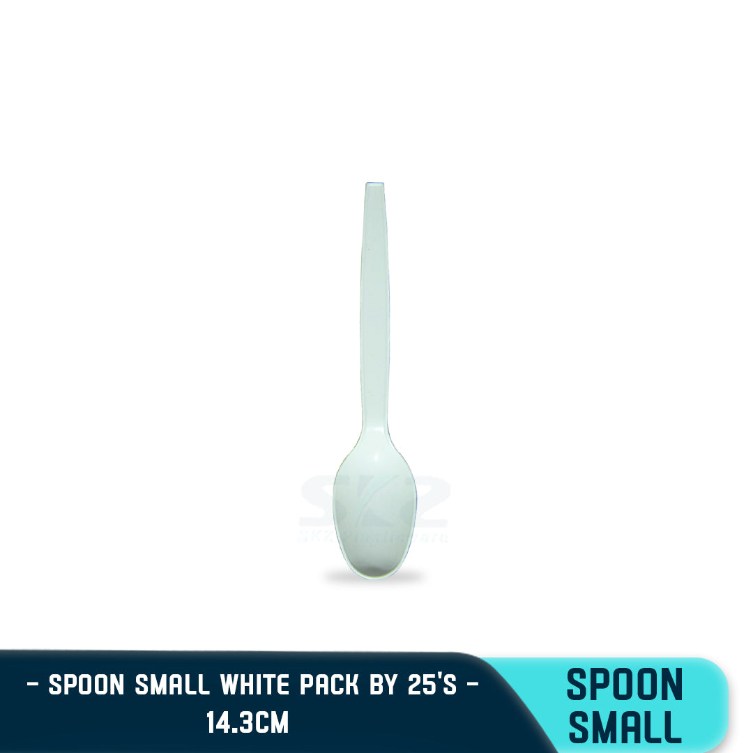 SKZ/SPOON SML(2)/25/PACK/WHITE