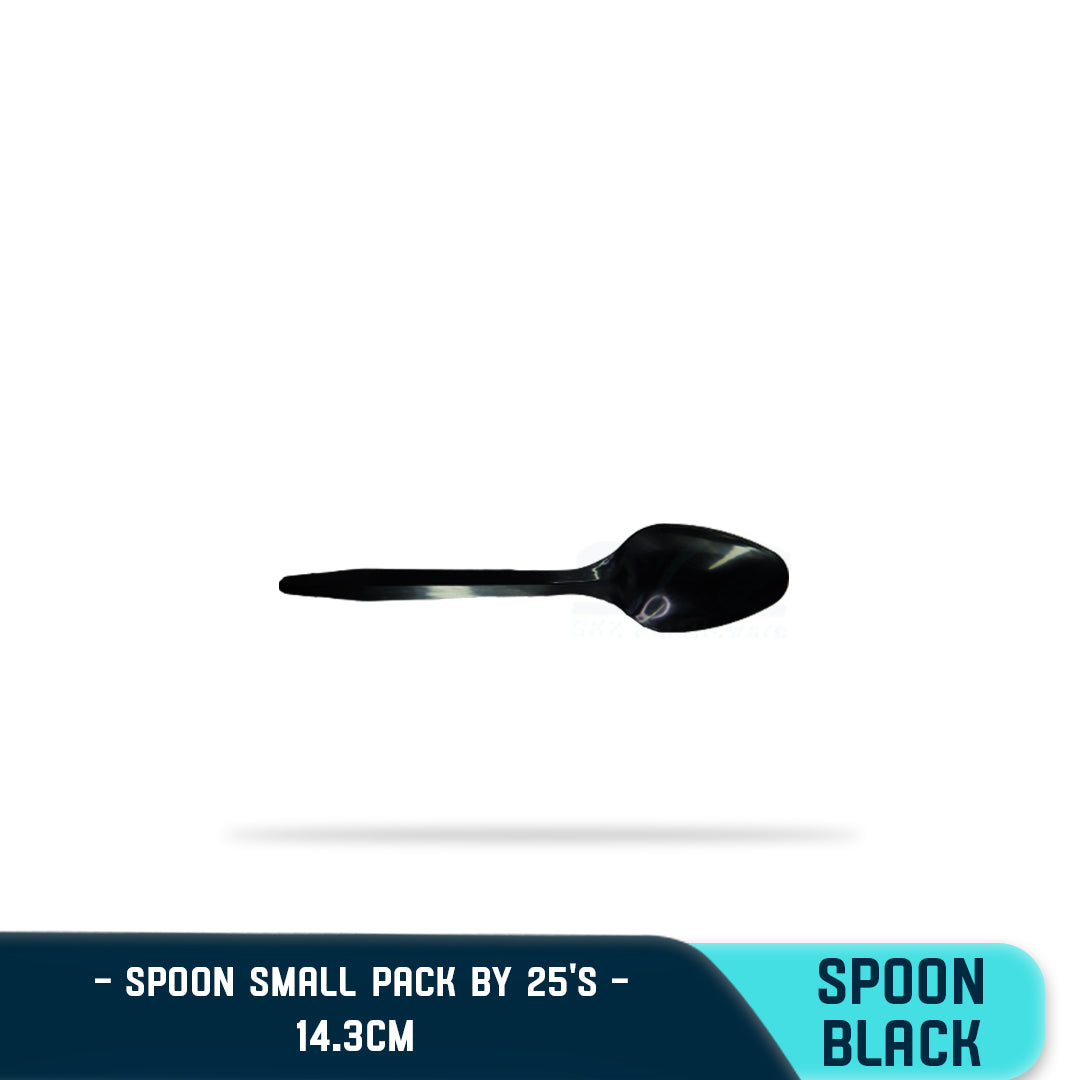 SKZ PLASTIC FOOD SPOON SMALL (25PCS/PACK)